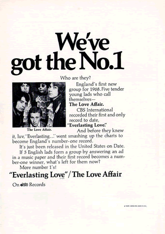1968 Vintage Cash Box Promo Ad